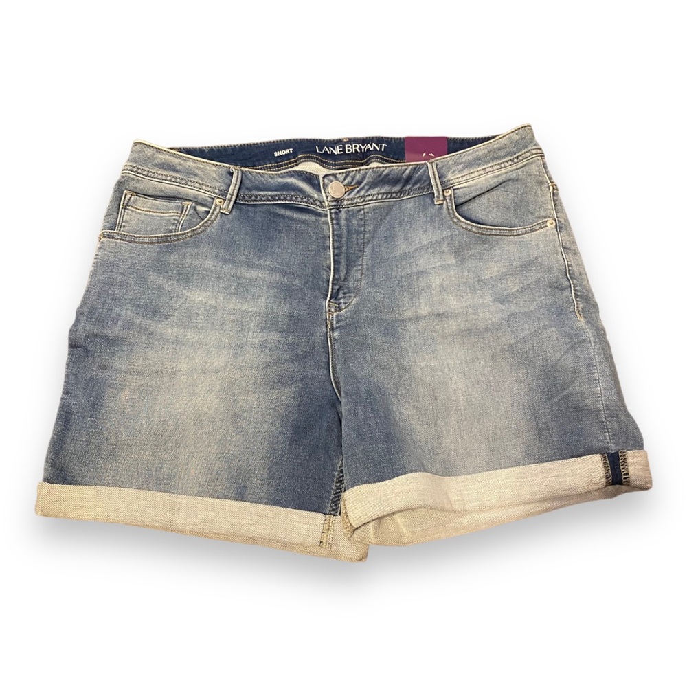 Lane Bryant Light Wash Denim Jean Shorts
